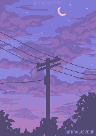 Purple clouds