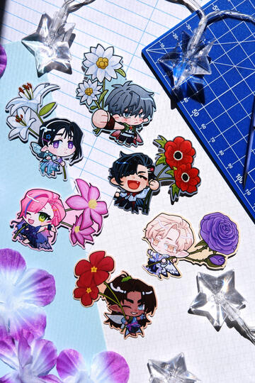 Alien Stage Large Stickers